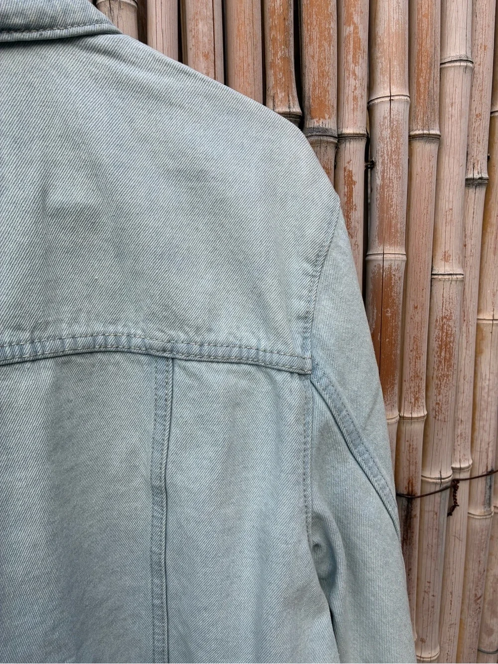 True Religion Men’s Light Wash Denim Jacket - Pale Blue